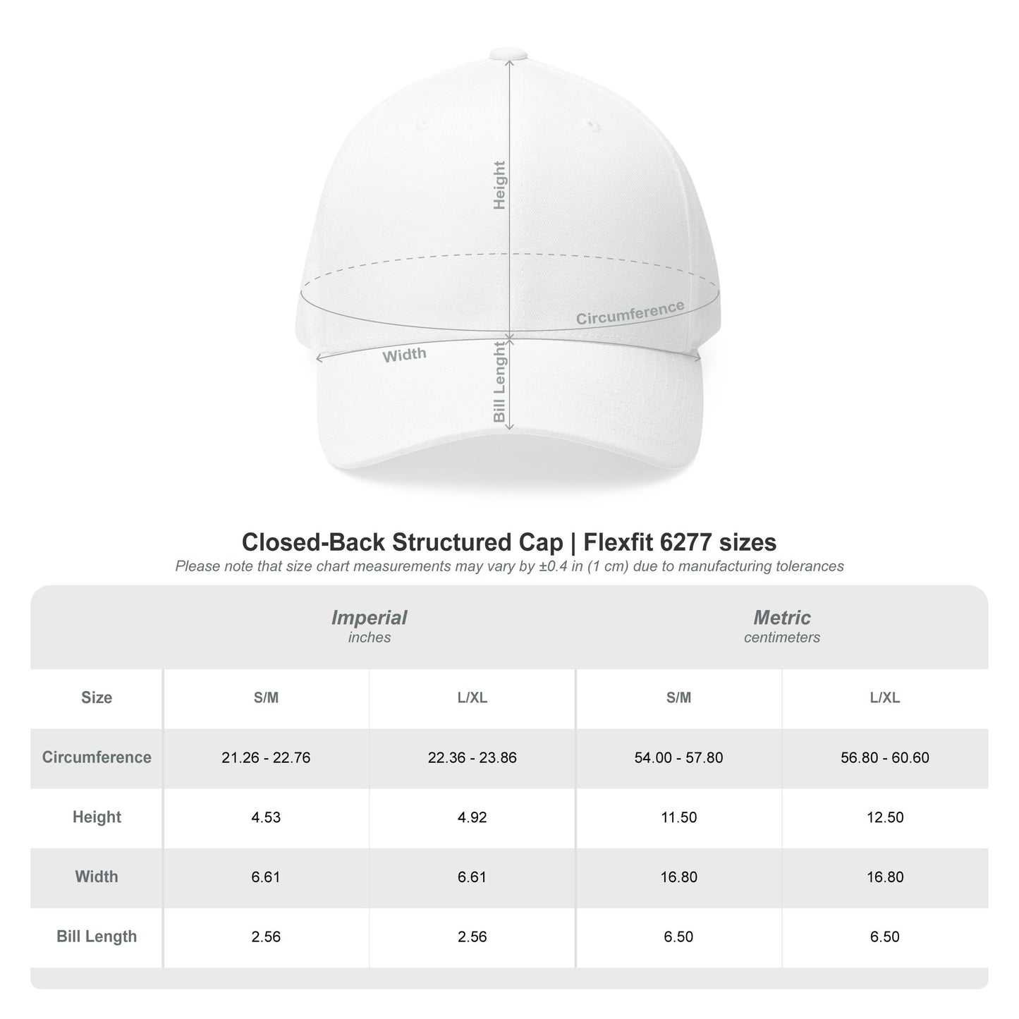 Embroidered FlexFit Cap - Structured Design