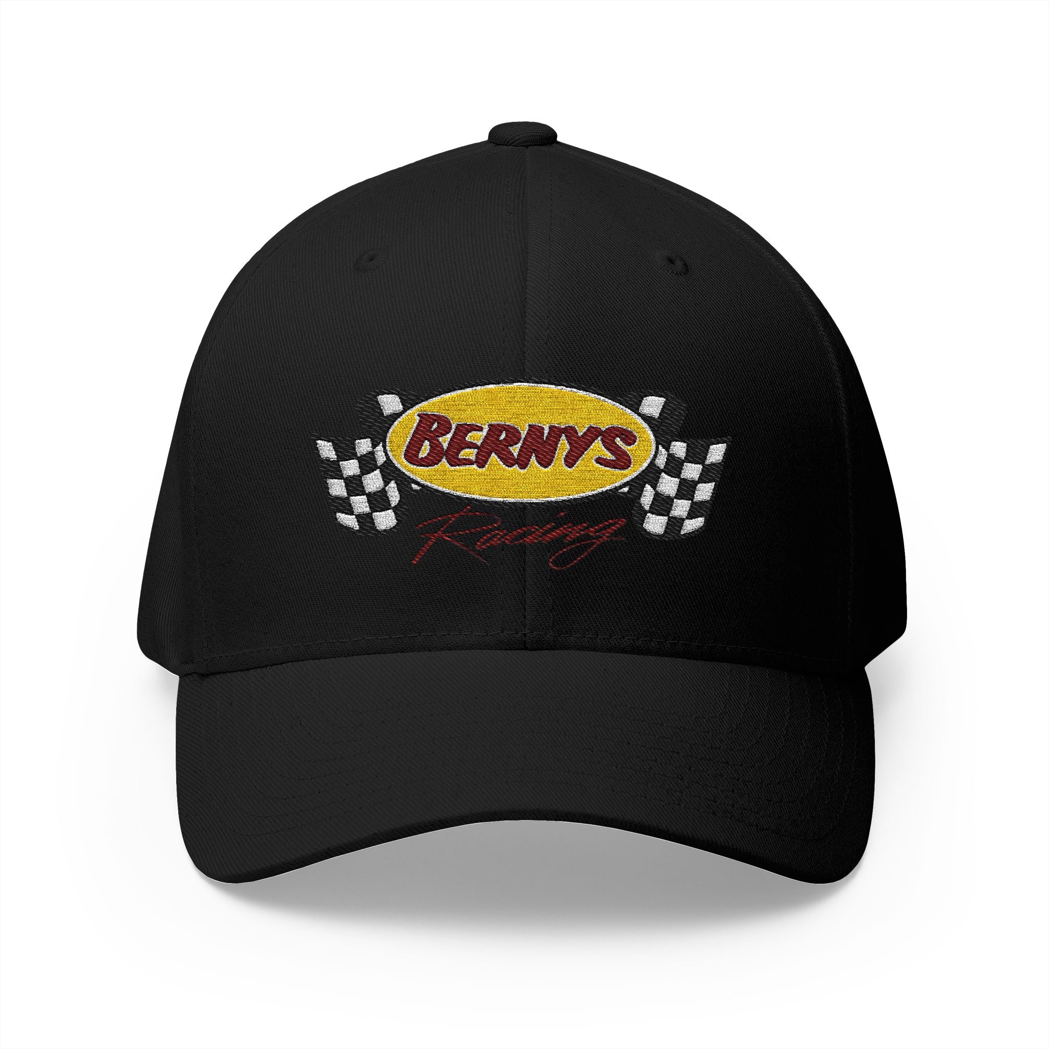 Bernys Rappa Embroidered FlexFit Cap - Structured Design – Bernys Racing